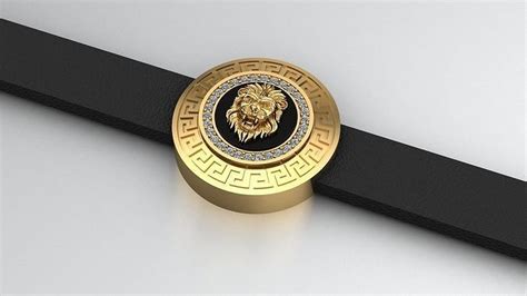 lion versace bracelet 3D print model 